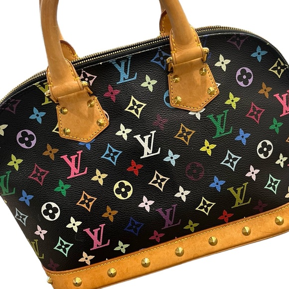 ❌ Louis Vuitton MURAKAMI Multicolor Alma. COA, dust bag, lock/key included. - Picture 4 of 8
